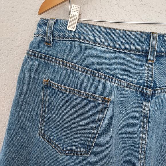 Shein Denim Cut Off Shorts High Rise Cheeky Fit Size 1XL - Picture 6 of 9